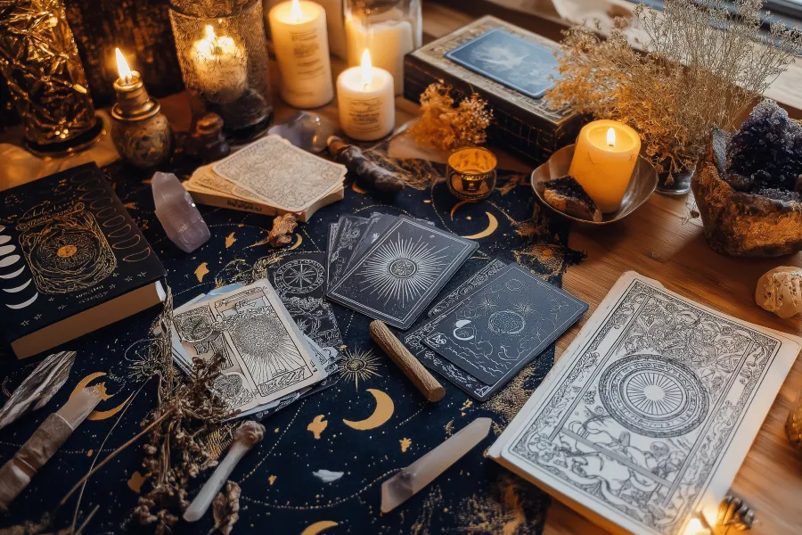 Tarot Cats Deck for Grounding Energy