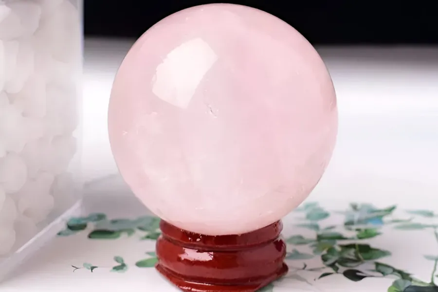 Rose Quartz Crystal Ball