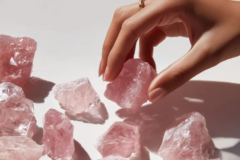 Real Rose Quartz for Meditation