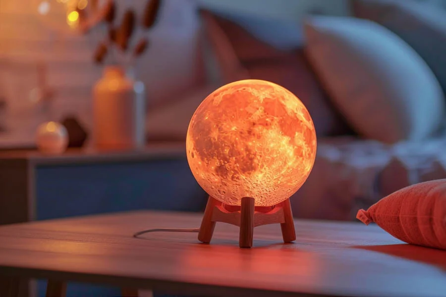 Moon Lamp with Touch Control