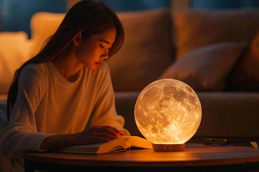 USB Touch Moon Lamp