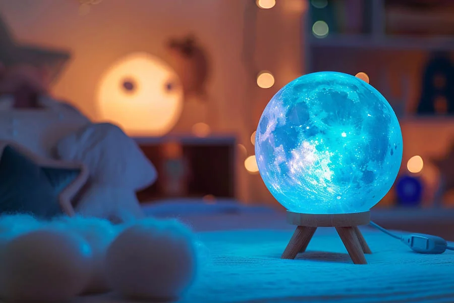 Moon Lamp with Touch Control